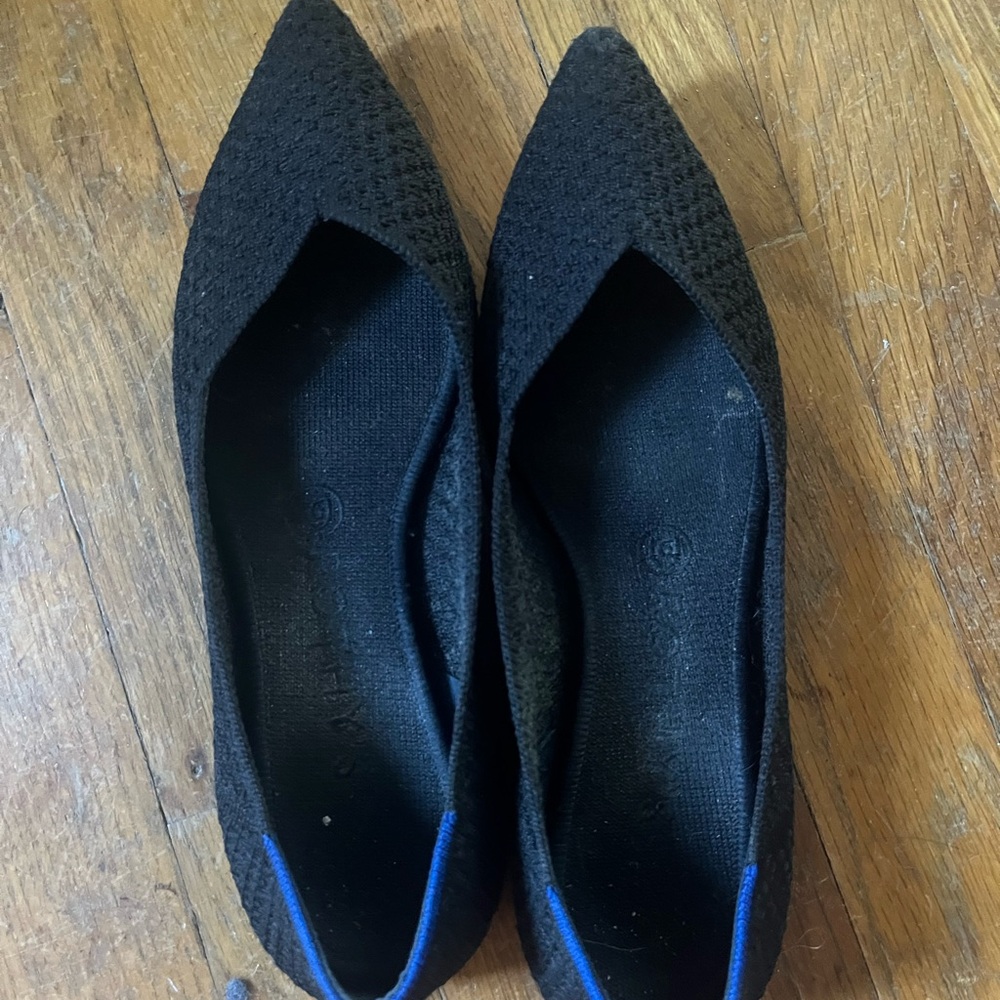 Rothy’s the point black size 8.5